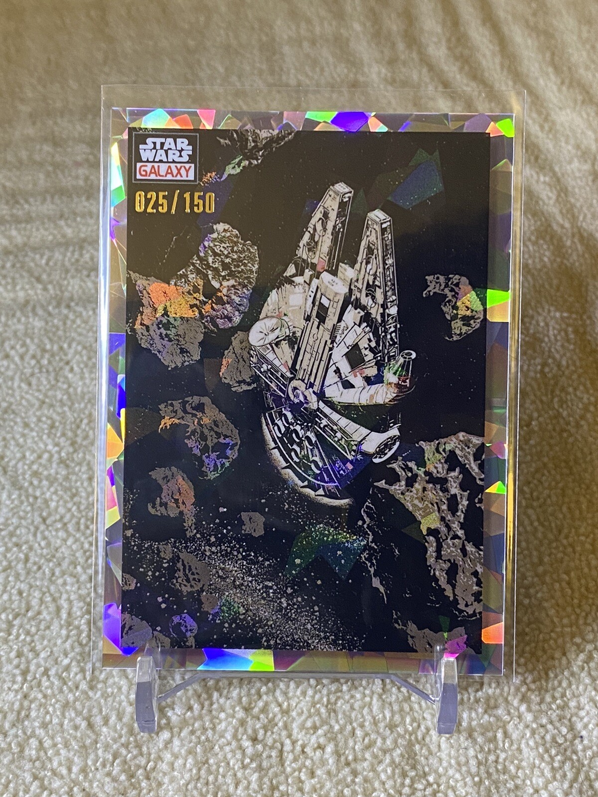 2023 Topps Star Wars Chrome Galaxy BUCKET OF BOLTS Atomic REFRACTOR /150 #67