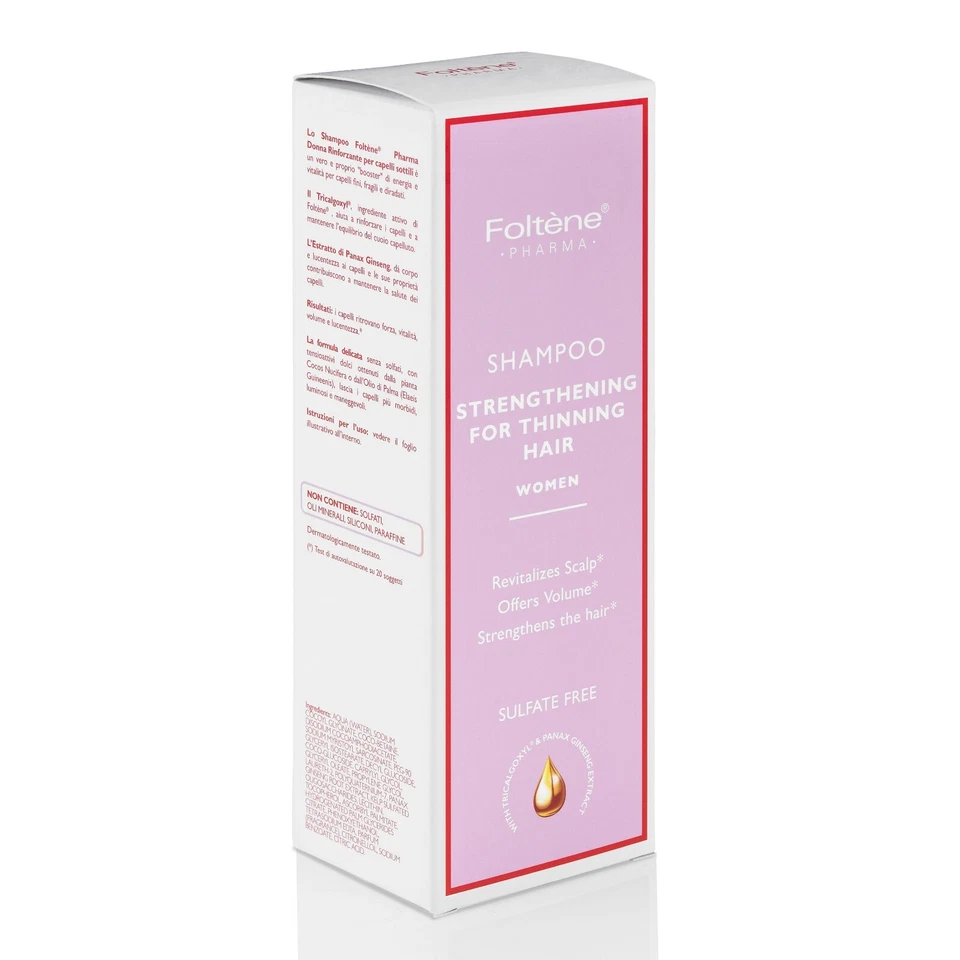 Champú fortalecedor para adelgazamiento del cabello Foltene para mujeres 6,76 fl oz Foto 4 de 4