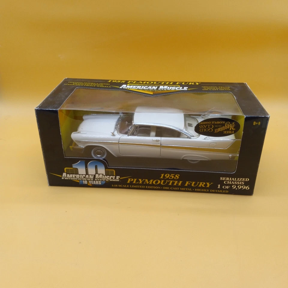 Ertl American Muscle 1958 Plymouth Fury 1:18 Scale Diecast Model Car 32612 - Image 2 of 4