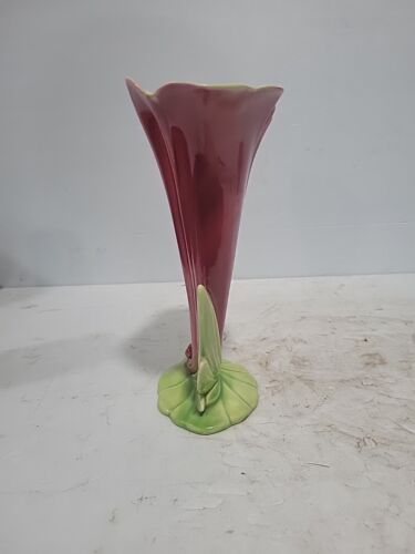 Vintage Cemar Ceramic Cornucopia Vase - Picture 2 of 7