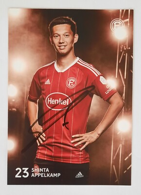 Shinta Appelkamp Autogrammkarte Saison 2022/2023 Fortuna Düsseldorf 