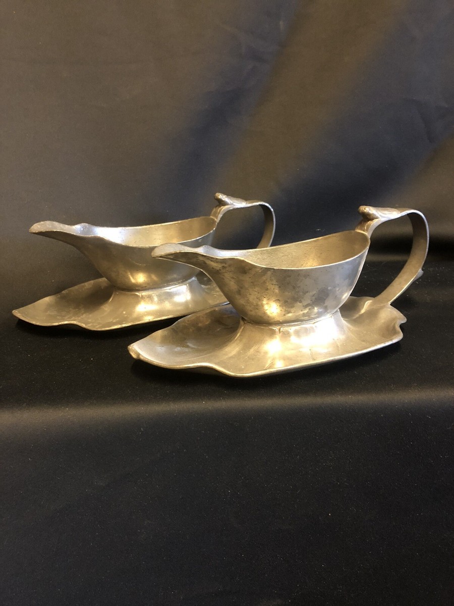 Sauciere etain - Arts de la table