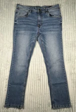 The Perfect Jean NYC Men's 34x29 Slim Fit Medium Wash Denim Whiskering Preppy