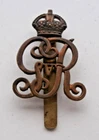 WW1, Norfolk Yeomanry "GvR" KC ~ 100% Genuine British Army Military Cap Badge