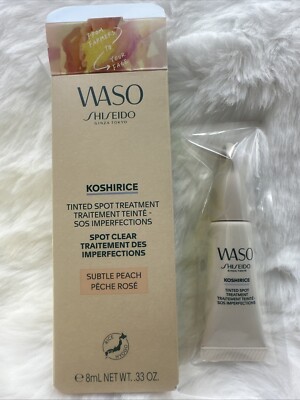 Shiseido Waso Koshirice Tinted Spot Treatment Subtle Peach 8ml / 0.33oz - NIB