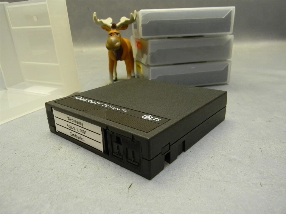 Quantum DLTape IV 数据盒 40GB/80GB 带保护壳 4 件装 — 第 3/4 张图片