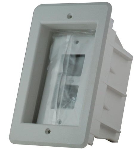 Arlington® DVFR1W eléctrico interior empotrado de una sola banda EN CAJA® (blanco) - Imagen 3 de 12