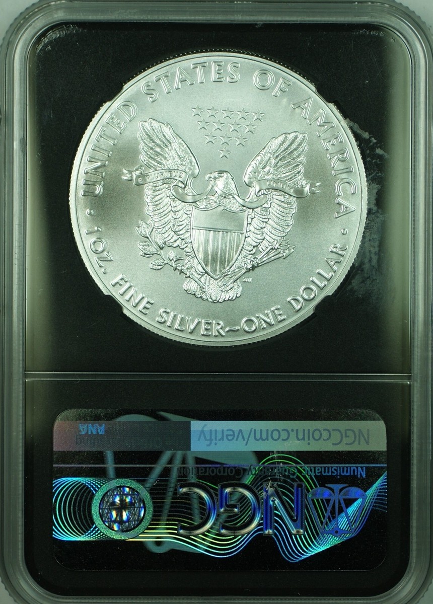 2021 American Silver Eagle $1 Coin ASE NGC MS 70 J.M. Mercanti