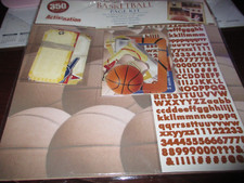 BASKETBALL PAGE KIT Activenation 12 x12 page layouts for Scrapbooks Scrabooking