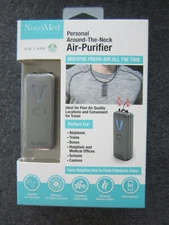 NuvoMed Personal Around-the-Neck Air-Purifier 1- GRAY, NEW SEALED FREE SHIPPING!