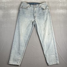 Levis 550 92  Jeans Mens 36x32 Blue Light Wash Relaxed Fit Tapered Leg Denim