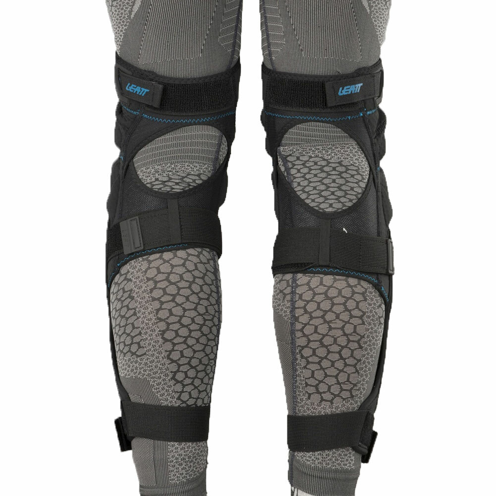 Leatt 3Df Hybrid Ext Knee & Shin Guards 2019 White/Black 2XLarge Open Box for sale online eBay