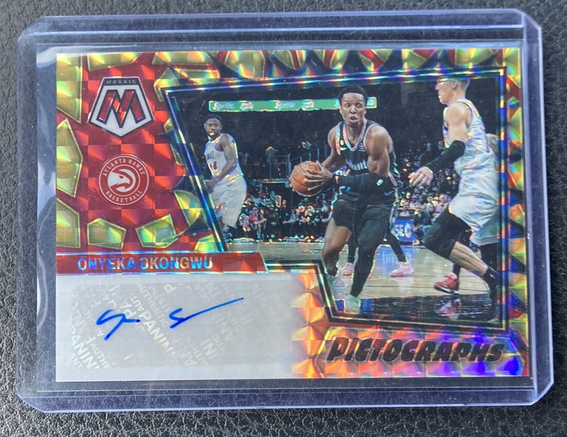□ 画家本人出品 BL-ZONE 2022 10 Oh! F0号 □ 2022-23 Mosaic Pictographs Choice Fusion Red Yellow Prizm