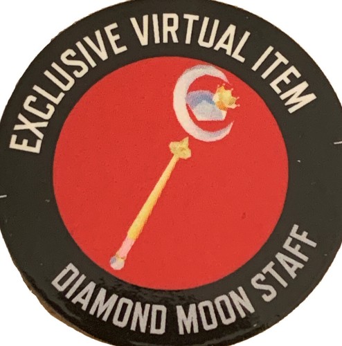 Roblox Series Diamond Moon Staff Back Accessory Virtual Item Sent by Messages - Picture 2 of 2
