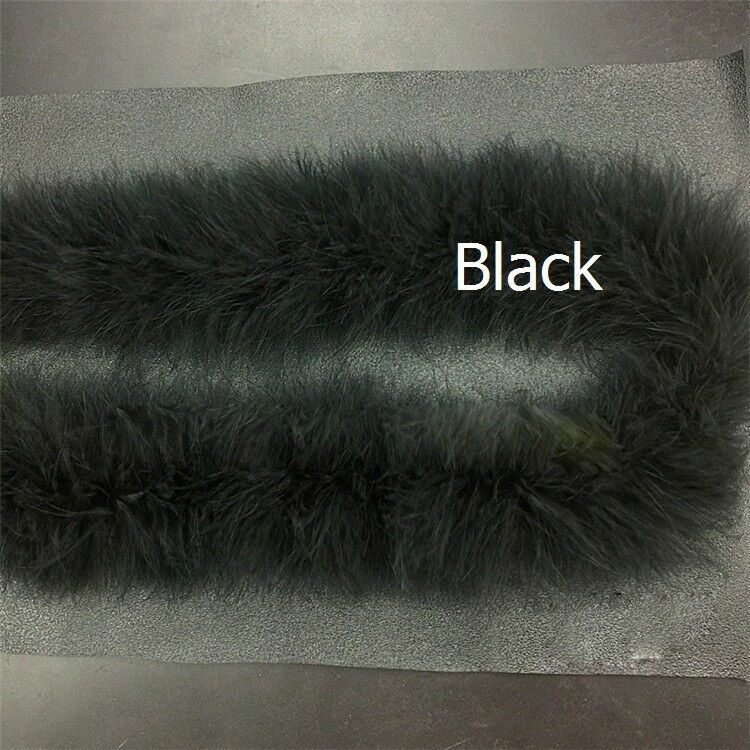 1PC Fur Edging Trim Furry Fluffy Feather String DIY Costume Decor Sewing Crafts