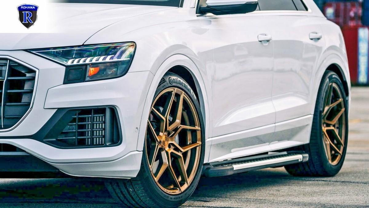 22” ROHANA RFX11 BRUSHED BRONZE CONCAVE WHEELS FOR AUDI Q8 SQ8