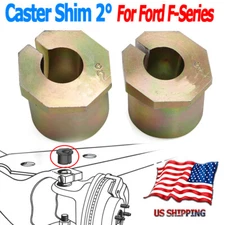 Camber Caster Shim Alignment Bushing Set 2° For Ford F250 F350 F450 2005-2022