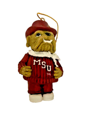 MISSISSIPPI STATE BULLDOGS FOOTBALL BASKETBALL BULLY BPI ORNAMENT GREAT GIFT NEW