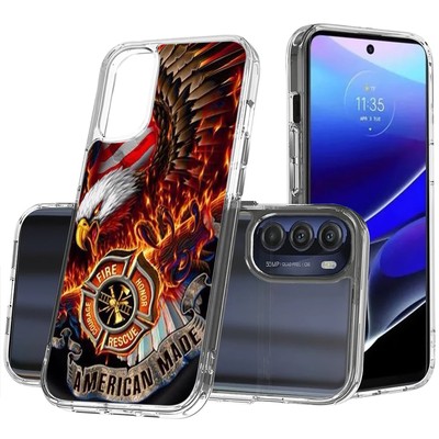 Phone Case Cover for Motorola Moto G Stylus 5G (2022), American Fire Fighter