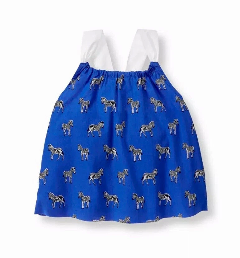 Janie and Jack 斑马印花上衣和短裤 Safari Lodge 系列尺寸 5-6 — 第 2/4 张图片