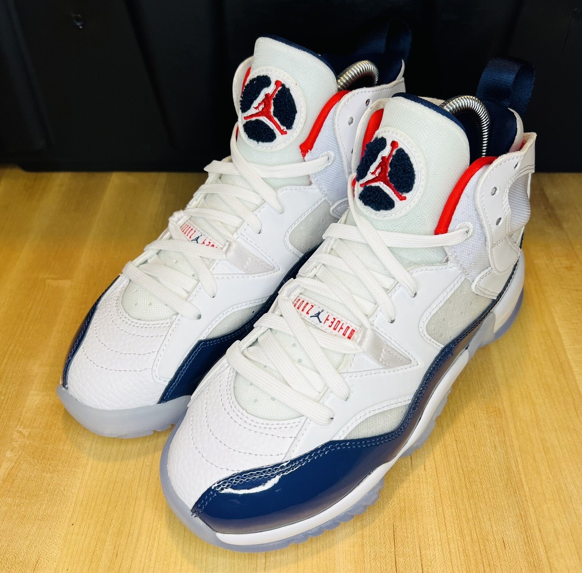 NIKE (ナイキ) Jumpman Two Trey Nike Air Jordan Jumpman Two Trey Olympic Red Sneakers DO1925