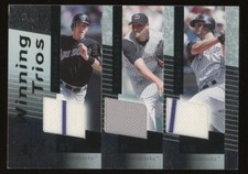2007 SPx Winning Trios Silver #WT39 Stephen Drew Brandon Webb Conor Jackson /50