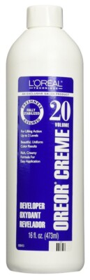 2-PACK L'Oreal Oreor Creme 20 Volume Developer 16 oz