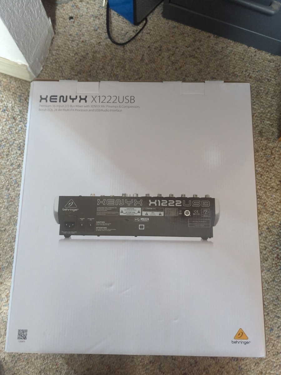 XENYX X1222USB ミキサー 16チャンネル Behringer XENYX X1222USB 16 Channel Audio Mixer With USB
