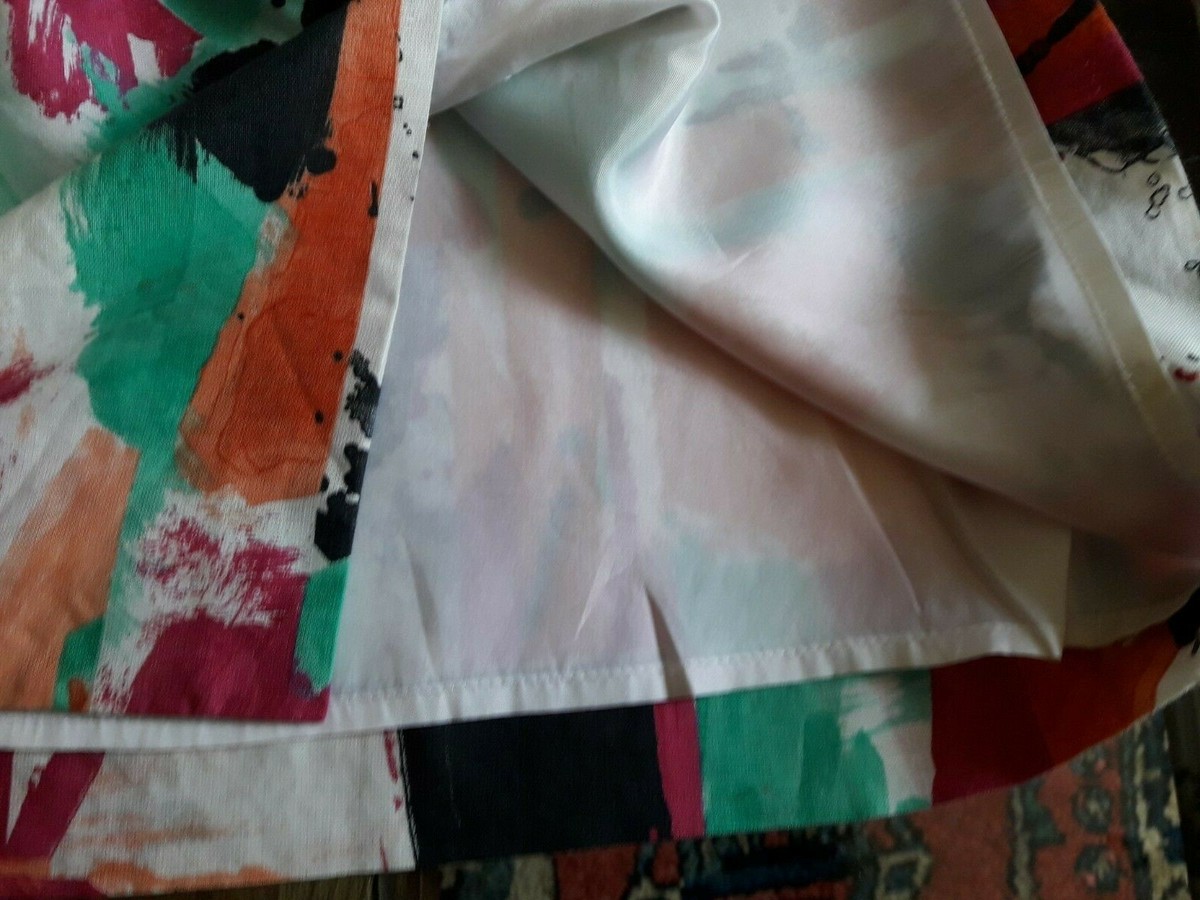 Jupe Droite Marina Rinaldi T42 En Lin & Coton – Vintage été – État Impeccable