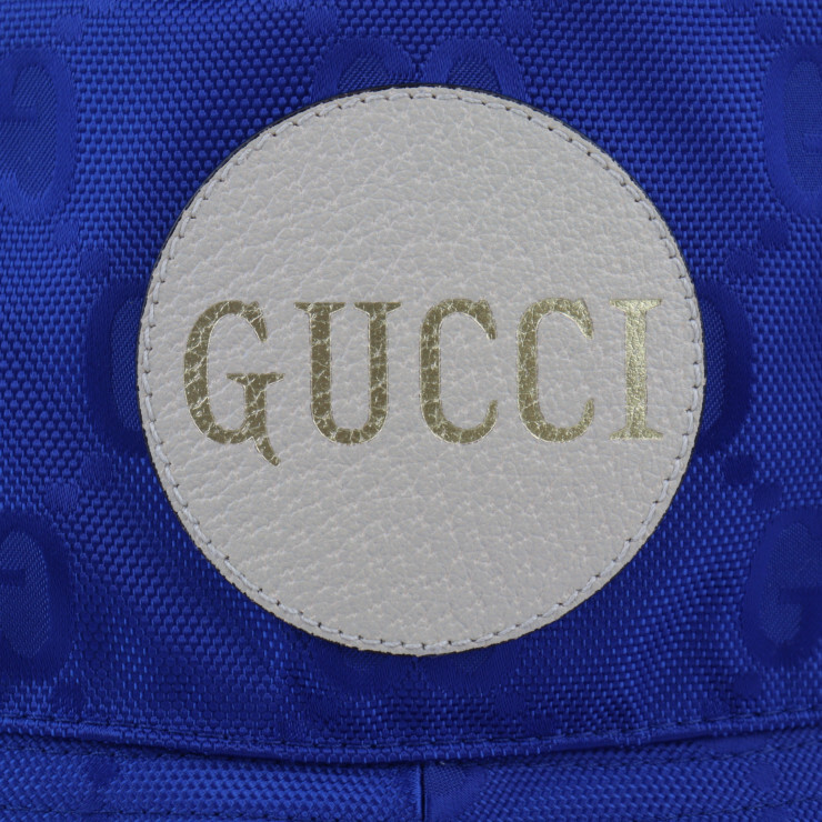 GUCCI Off the Grid Japan Limited Bucket Hat Blue Nylon Beige GUCCI Off the Grid Japan Limited Bucket Hat Blue Nylon Beige