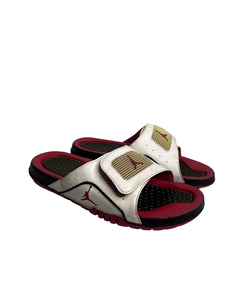 RARE COLORWAY Jordan Hydro IV Retro slides 2012 Fire Red