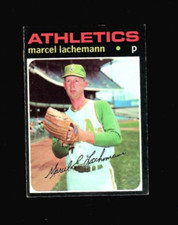 1971 Topps #84 MARCEL LACHEMANN Rookie RC A's EXMT