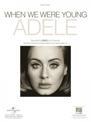When We Were Young Sheet Music Easy Piano Book Adele NEW 000156072