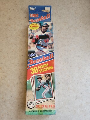 1983 Topps Album Stickers Box 30 Count Unopened Set #7 Pete Rose | eBay