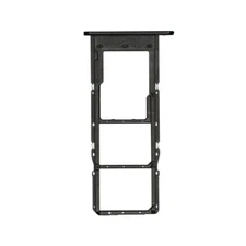 SIM Micro SD Card Tray Dual for Samsung Galaxy A14 5G Black Replacement Part