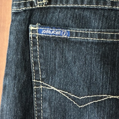 Jordache Jeans Blue Denim Bootcut Vintage Womens 7 / 8 Button Fly Dark Wash - Picture 8 of 11