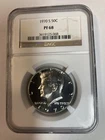1970 S NGC PF68 SILVER PROOF KENNEDY HALF DOLLAR WHITE COIN JFK 50C