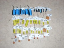 WURLITZER JUKEBOX AMPLIFIER AMP CAP CAPACITOR KIT FOR 536 AMP MODELS 2300 2400