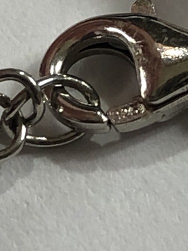 LVH Sterling Silver Copper Necklace Heart Handmade - 22 in Length - Picture 12 of 13