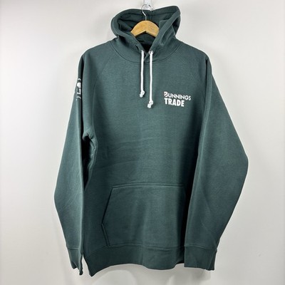 Bunnings Trade Hoodie Tradie Jumper Green Size 2XL Brand New