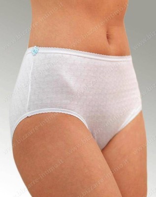GICIPI Slip Donna In Cotone 280/FO - Bianco, Taglia 7