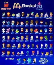 2025 mcdonald's 70th disneyland happy meal toys