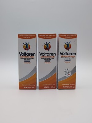 Voltaren Arthritis Pain Gel Tube 1.7oz/50g Anti inflammatory Exp 9/27+ Lot Of 3