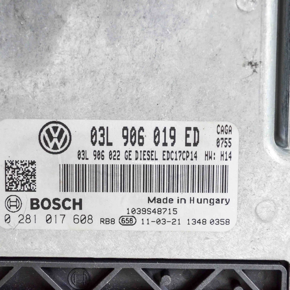 Centralina motore SEAT EXEO 3R2 03L906019ED 2.0 Diesel 105kw 2010 3263109 - Immagine 4 di 4