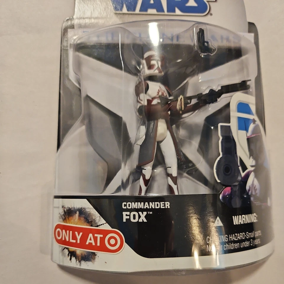 Star Wars The Clone Wars Commander Fox Super Target Exclusive 2008 New - Image 4 of 4