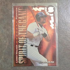 Donruss 1998 Spirit of the Game Larry Walker #390 Press Proof Silver /1500