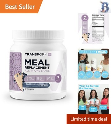 Nutritious Meal Replacement Shake Powder - Blueberry Cheesecake, 40.4g Protein