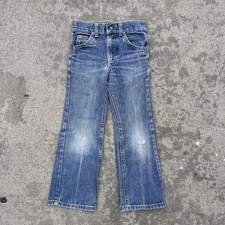 Vintage 60s 70s Lee Denim Jeans Kids Size 5/6