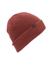 Volcom Sweep Beanie Men's Hat, Burnt Red