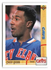 1991-92 Upper Deck #393 Chucky Brown Cleveland Cavaliers